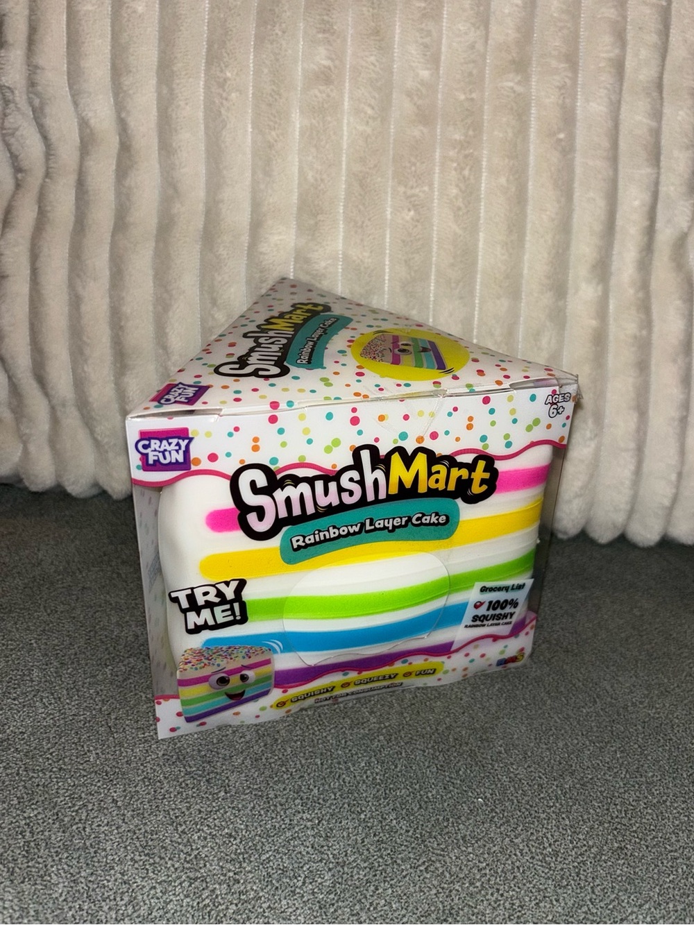 New RMS SmushMart Rainbow Layer Cake